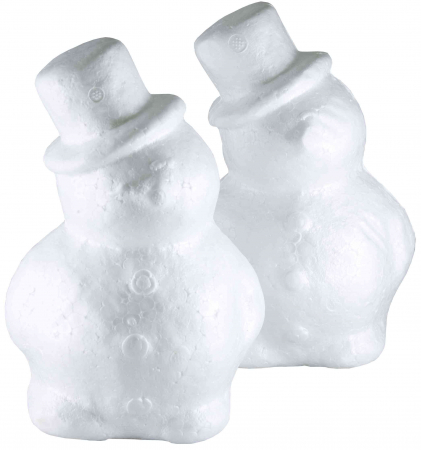 Produse art & craft-Lucru manual - Figurina om de zapada pentru activitati crafts