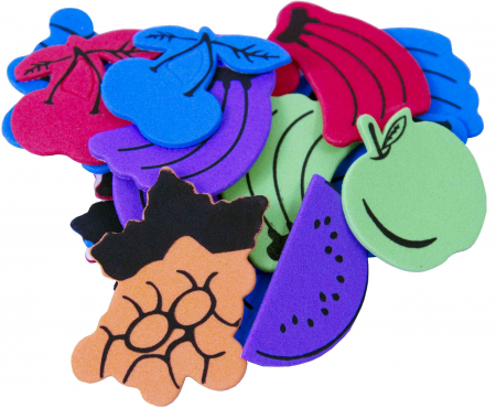 Produse art & craft-Lucru manual - Stickere fructe pentru activitati crafts