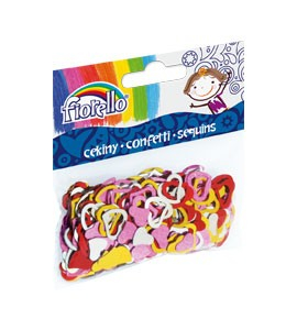 Accesorii art&craft - Accesorii creatie metal confetti inimioare pentru activitati crafts