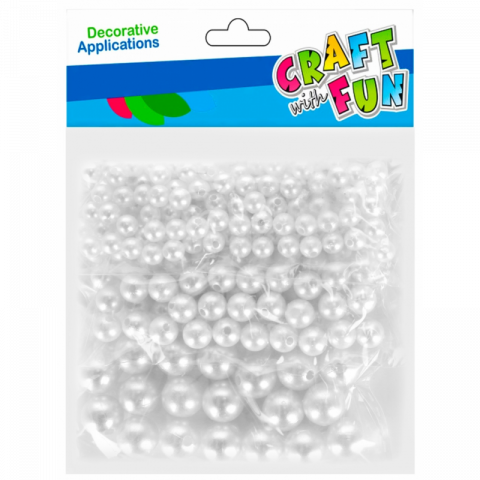 Accesorii art&craft - Accesorii creatie perle cu diametru 1.2-0.5 mm,alb,100 bucati/set