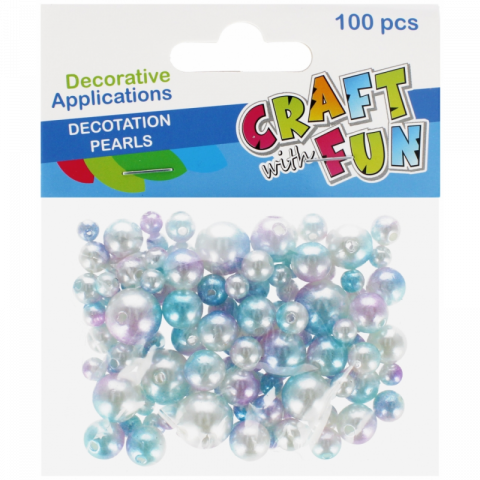 Accesorii art&craft - Accesorii creatie perle cu diametru 1.2-0.5 mm,mov,100 bucati/set