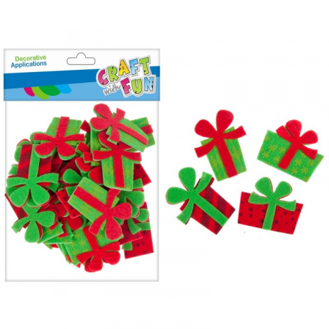 Accesorii art&craft - Accesorii pentru activitati crafts,cadou Craciun,fetru,30 bucati/set
