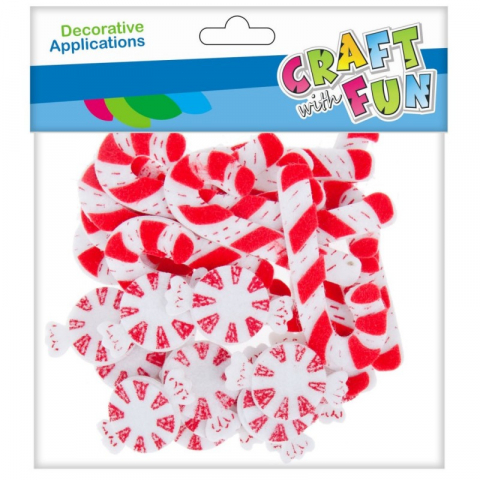 Accesorii art&craft - Accesorii pentru activitati senzoriale,bomboane si acadele,fetru,28 bucati/set