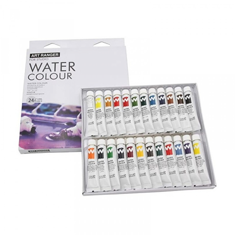 Produse art & craft-Lucru manual - Acuarele 24 culori in tub,24x12 ml