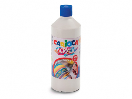 Produse art & craft-Lucru manual - Acuarele acrilice tempera,alb,500 ml