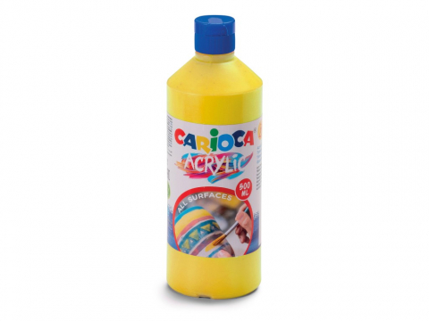 Produse art & craft-Lucru manual - Acuarele acrilice tempera,galben,500 ml