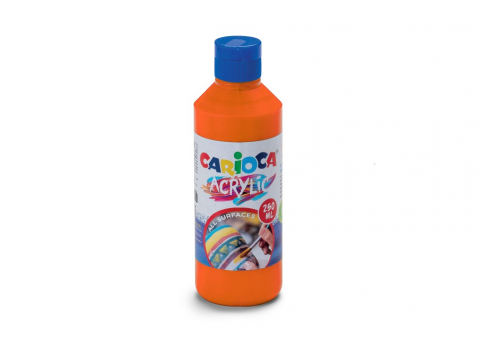 Produse art & craft-Lucru manual - Acuarele acrilice tempera,portocaliu,250 ml