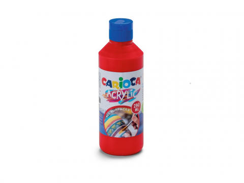 Produse art & craft-Lucru manual - Acuarele acrilice tempera,rosu,250 ml