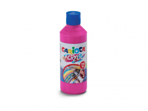 Acuarele, Tempera si Pensule - Acuarele acrilice tempera,roz,250 ml