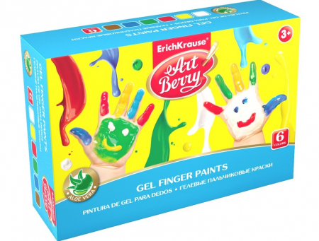 Seturi pictura cu degetele Baby Finger - Acuarele pentru pictura cu degetele cu Aloe Vera