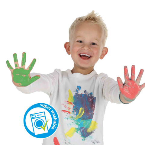 Acuarele pentru pictura cu degetele fara gluten,set 6 culori (6 x 45ml) [3]