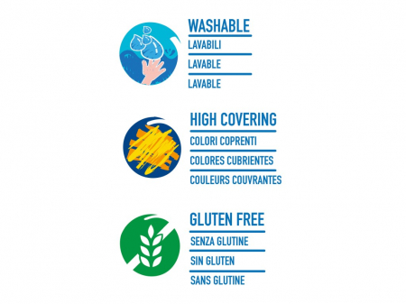 Set acuarele tempera cu tÄƒviÈ›Äƒ È™i pensulÄƒ [2]