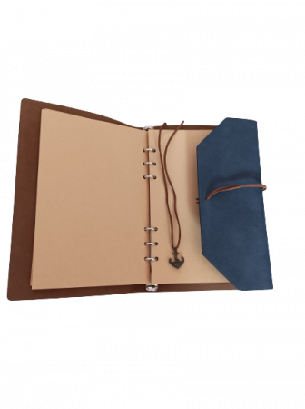 Agenda din piele ecologica cu snur din piele [1]
