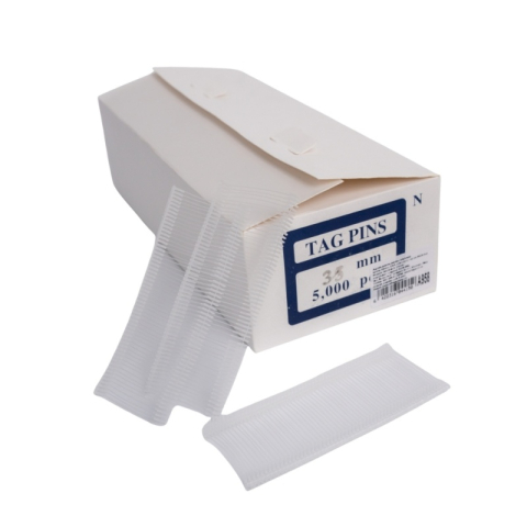 Papetarie & Birotica - Agrafe plastic pentru etichetat textile CNX, 35 mm, standard, set 5000 fire