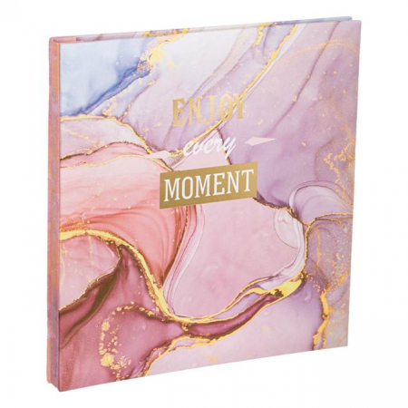 Decoratiuni interioare - Album pentru poze Enjoy every moment,roz,30 file,22.5x28 cm