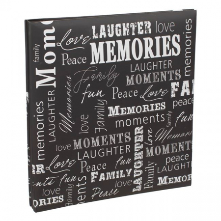 Decoratiuni interioare - Album pentru poze Memories,negru,30 file,22.5x28 cm