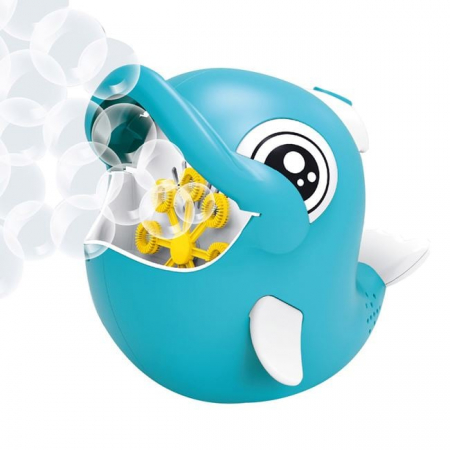 Baloane de săpun - Aparat de facut baloane cu solutie-model Blue Delfin