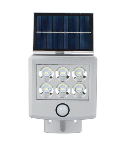 Aplica solara de perete LED cu senzor, 10x7x20 cm [1]