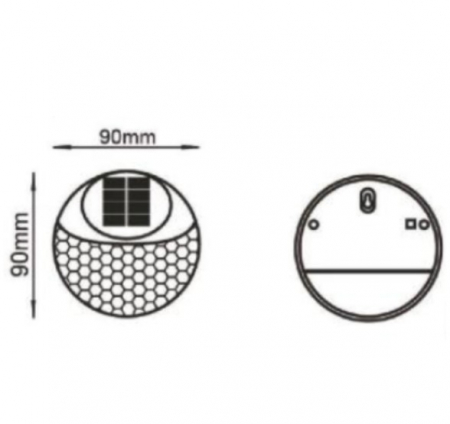 Aplica solara Led de exterior pentru perete [1]
