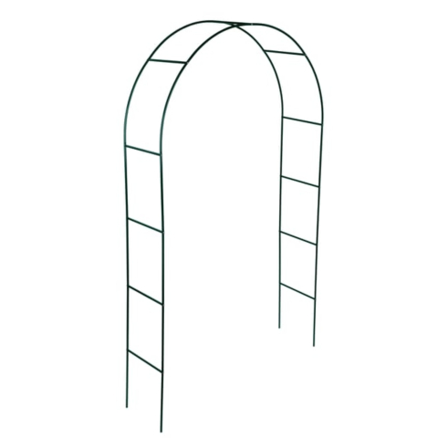 Casa si gradina - Arcada metalica pentru trandafiri, negru, 240x140x38 cm