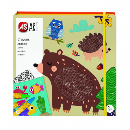 Jocuri si Jucarii Educative - As Art Creioane Animale 