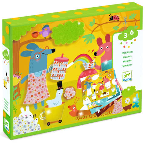 Jocuri si jucarii creative - Atelier creativ Colaj cu spumă autoadeziva, Djeco