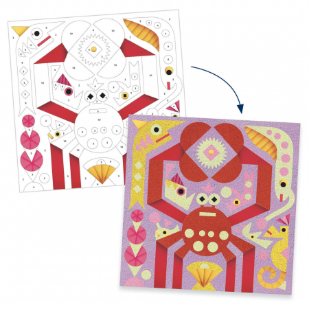 Atelier creativ cu nisip fluorescent [3]