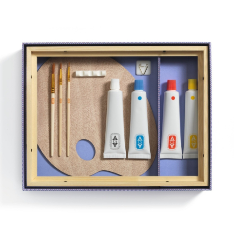 Atelier creativ de pictura pentru adulti Flori, Djeco [2]