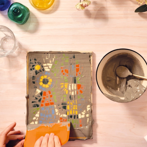 Atelier creativ pentru aulti Mozaic artistic 73, Djeco [3]