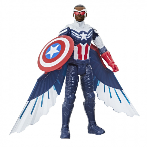 Avengers Titan Hero Figurina Captain America Sam Wilson 30Cm [1]