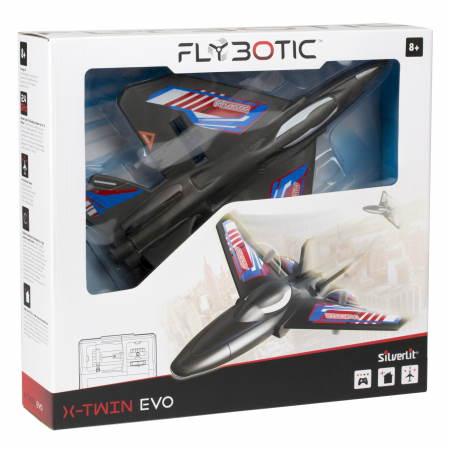 Masinute si vehicule cu telecomanda - Avion cu telecomanda x-twin evo rosu