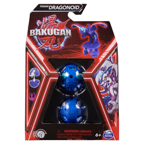 Jocuri si articole copii - BAKUGAN CORE PACHET DE BAZA TITANIUM DRAGONOID