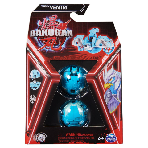 Jocuri si articole copii - BAKUGAN CORE PACHET DE BAZA TITANIUM VENTRI