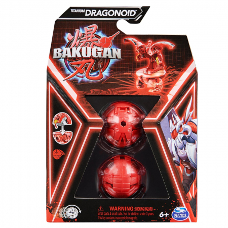 Figurine cu eroi si personaje - Bakugan Pachet de Baza Titanium Dragonoid 