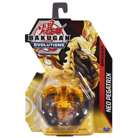 Jocuri si articole copii - Bakugan S4 Bilă Clasică Neo Pegatrix Galben 