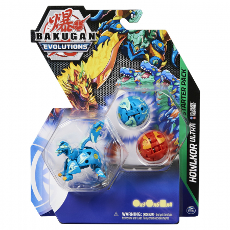 Figurine cu eroi si personaje - Bakugan S4 Pachet Starter Howlkor Ultra 