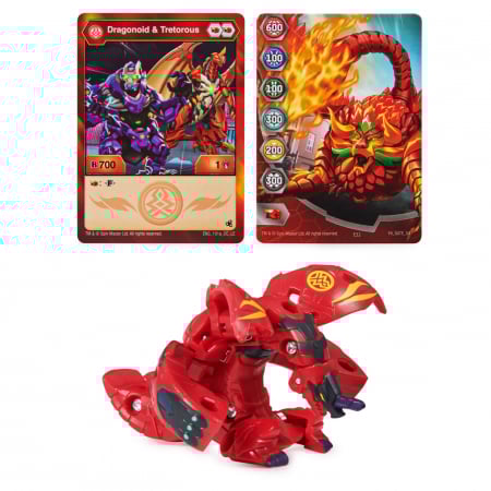 Bakugan S5 Bila Clasică Dragonoid Tretorous Roșu  [1]