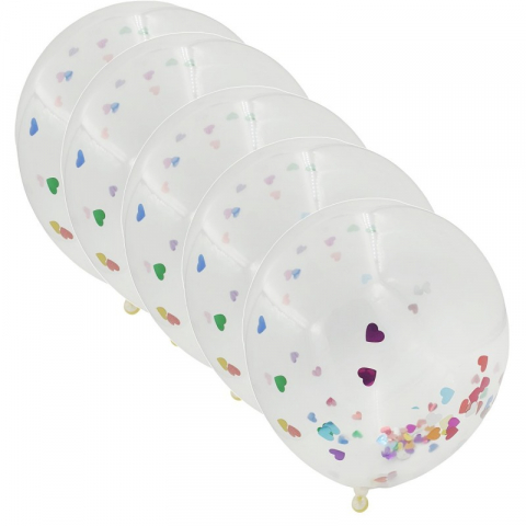 Articole pentru Petrecere - Descoperă Setul de 10 Baloane Aniversare - 11 cm, Transparent