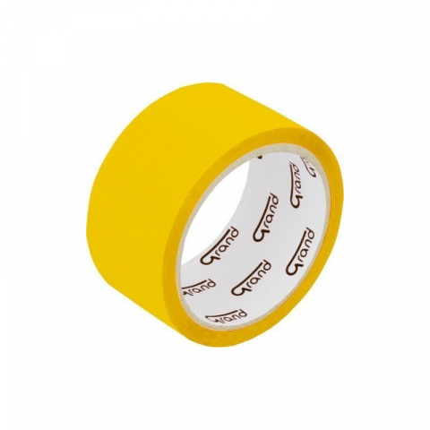 Produse art & craft-Lucru manual - Banda adeziva acrilica simpla, galben,48mm x 50m