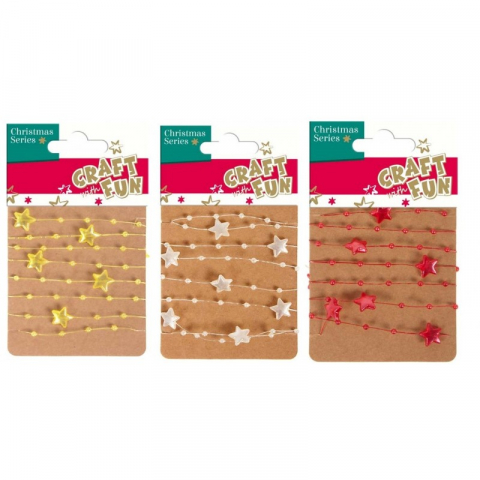 Produse art & craft-Lucru manual - Banda decorativa pentru activitati crafts model steulte,diverse culori,120 cm