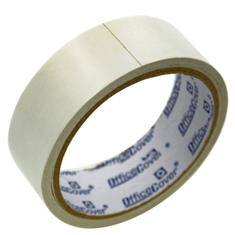 Dispenser banda adeziva - Bandă dublu adezivă Office Cover, 30 mm x 7 m, transparentă, acrilică