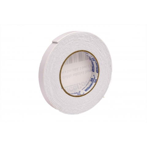 Produse art & craft-Lucru manual - Bandă dublu adezivă Office Cover, buretată, 18 mm x 5 m, albă
