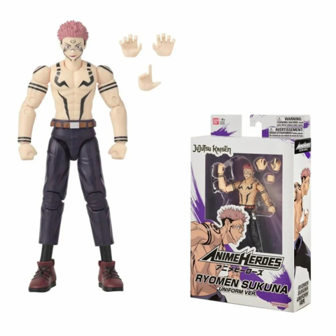 BANDAI FIGURINA ANIME HEROES JUJUTSU KAISEN RYOMEN SUKUNA UNIFORM VER 17CM [8]