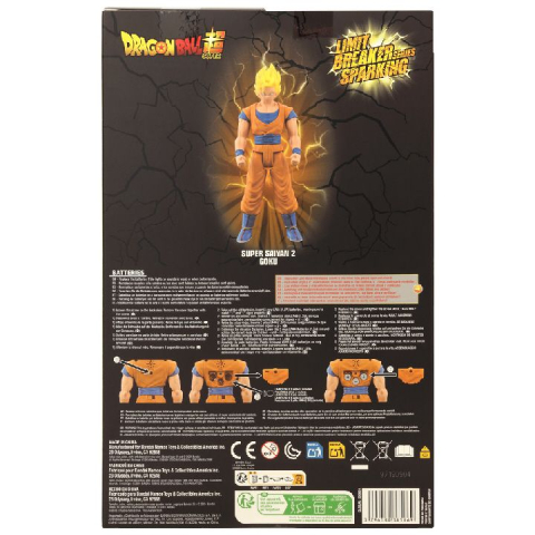 BANDAI FIGURINA DRAGON BALL LIMIT BREAKER SPARKING SUPER SAIYAN 2 GOKU 30CM [5]