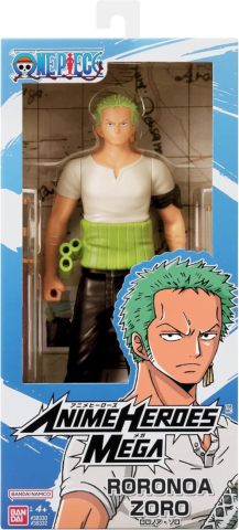 Jocuri de Rol - BANDAI FIGURINE ANIME HEROES MEGA ONE PIECE RORONOA ZORO 30CM