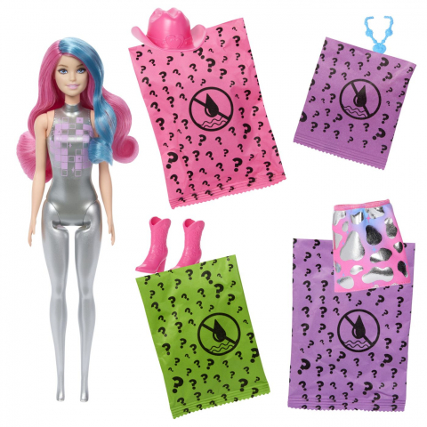 BARBIE COLOR REVEAL PAPUSA BARBIE VEDETA DISCO [4]