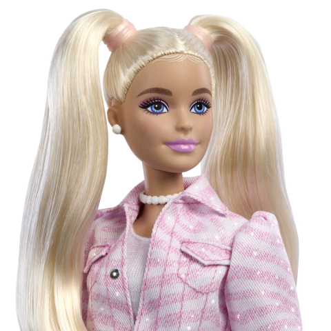 BARBIE DELUXE STYLE PAPUSA BARBIE JACHETA DIN DENIM ROZ [3]
