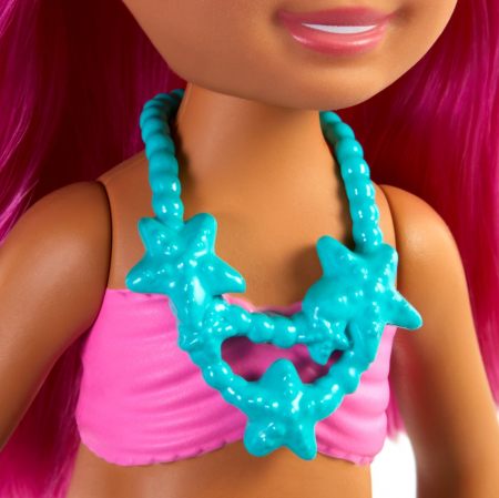 Barbie dreamtopia papusa chelsea sirena roz [3]