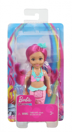 Papusi & accesorii - Barbie dreamtopia papusa chelsea sirena roz