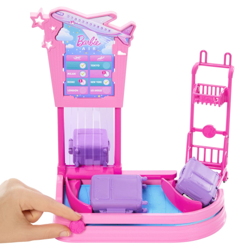BARBIE FAMILY AND FRIENDS SET BAGAJE LA AEROPORT [3]
